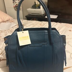 Aimee Kestenberg Blue Satchel